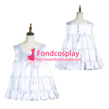 French Sissy Maid Satin Dress Lockable Uniform Cosplay Costume Tailor-Made[G3772]