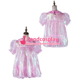 French Sissy Maid Satin Dress Lockable Uniform Cosplay Costume Tailor-Made[G2172]