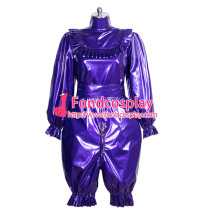 French lockable PVC jumpsuits adult sissy baby Unisex cosplay costume Tailor-made[G3911]