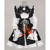 French Sexy Sissy Maid Cotton Dress Uniform Cosplay Costume Tailor-Made[CK775]
