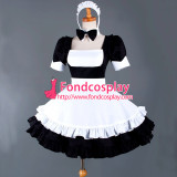French Sissy Maid Cotton Dress Uniform Cosplay Costume Custom-Made[G861]
