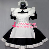 French Sissy Maid Dress Lockable Cotton French Maid Uniform Dress Cosplay Costume Custom-Made[G029]