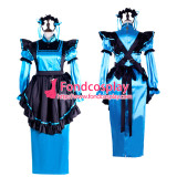 French Sissy Maid Satin Dress Lockable Uniform Cosplay Costume Tailor-Made[G2303]