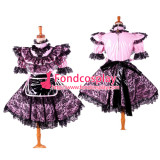 French Sissy Maid Pvc Dress Lockable Uniform Cosplay Costume Tailor-Made[G2116]