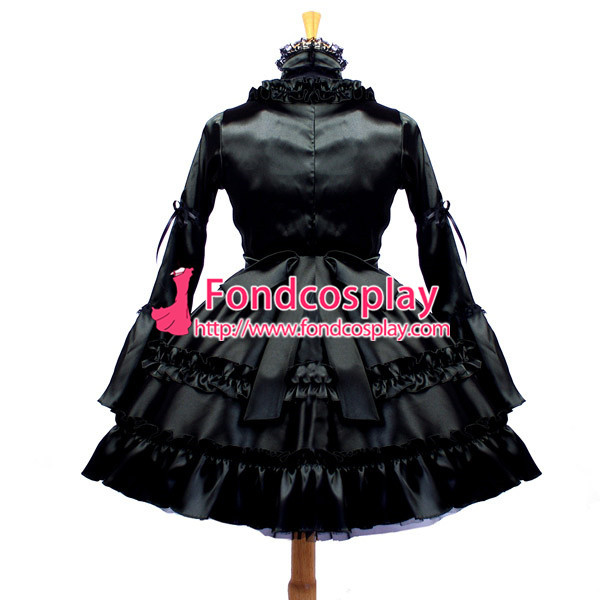 French Sissy Maid Uniform Gothic Lolita Dress Cosplay Costume Tailor-Made[G239]