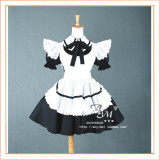 French Sexy Sissy Maid Cotton Lockable Dress Uniform Cosplay Costume Tailor-Made[CK432]