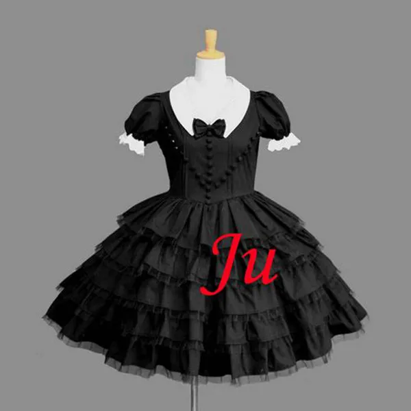 French Sissy Maid Gothic Lolita Punk Fashion Dress Cosplay Costume Tailor-Made[CK872]