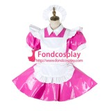 French Lockable Sissy Maid Pvc Dress Vinyl Uniform Cosplay Costume Tailor-Made[G2008]