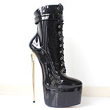 French Pleaser Seduce Crossdresser Sissy Maid High-heels 22CM