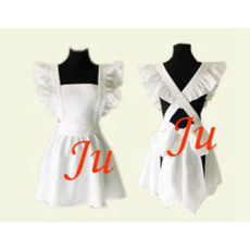 French Sexy Sissy Maid Dress Cotton Apron Dress Cosplay Costume Custom-Made[CK075]