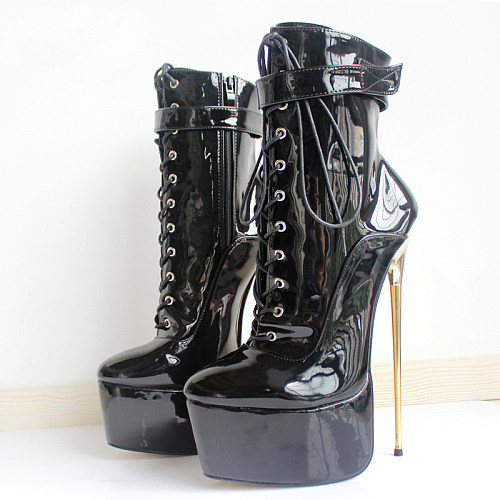 French Pleaser Seduce Crossdresser Sissy Maid High-heels 22CM