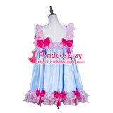 French Sissy Maid Satin Dress Uniform Cosplay Costume Tailor-Made[G3785]
