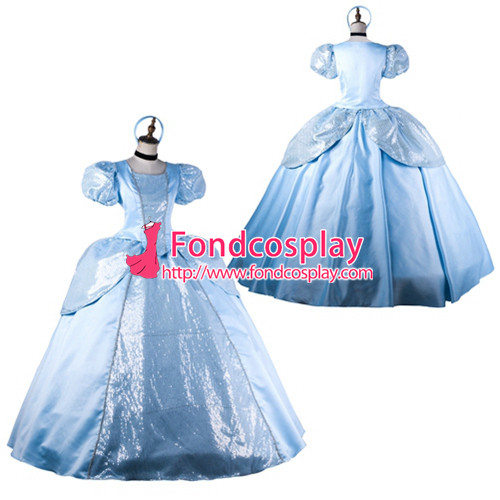 Princess Cinderella Dress Movie Costume Dress Tailor-Made[G2122]