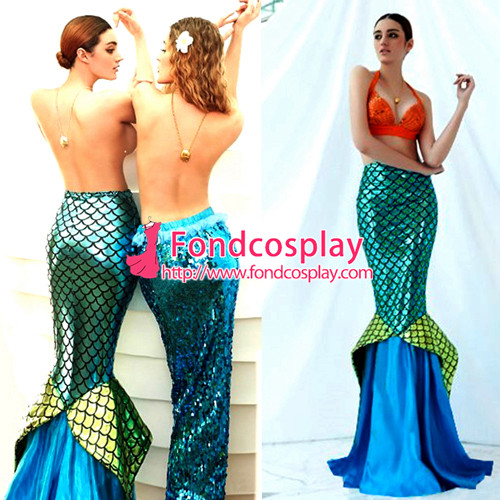 The Little Mermaid-Ariel Skirt Fish Tail Cosplay Costume Tailor-Made[G3713]