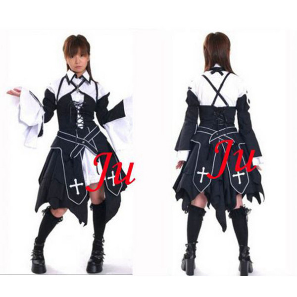 Gothic Lolita Punk Fashion Outfit Dress Cosplay Costume Tailor-Made[CK118]