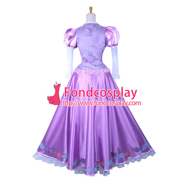 Tangled Rapunzel Dress Movie Costume Cosplay Tailor-Made[G823]
