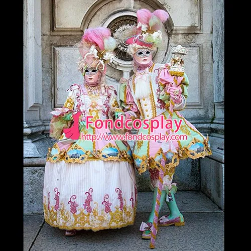 Victorian Rococo Gown Ball Outfit Gothic Punk Costume Tailor-Made[G2412]