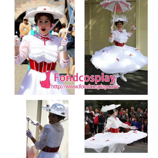 Mary Poppins World Dress Cosplay Costume Tailor-Made[G907]