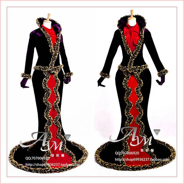 Venice Carnival Dress Italy Venice Traditional Jacket Medieval Gown Cosplay Costume Custom-Made[G704]