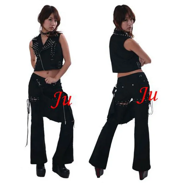 Gothic Lolita Punk Fashion Outfit Dress Cosplay Costume Tailor-Made[CK621]