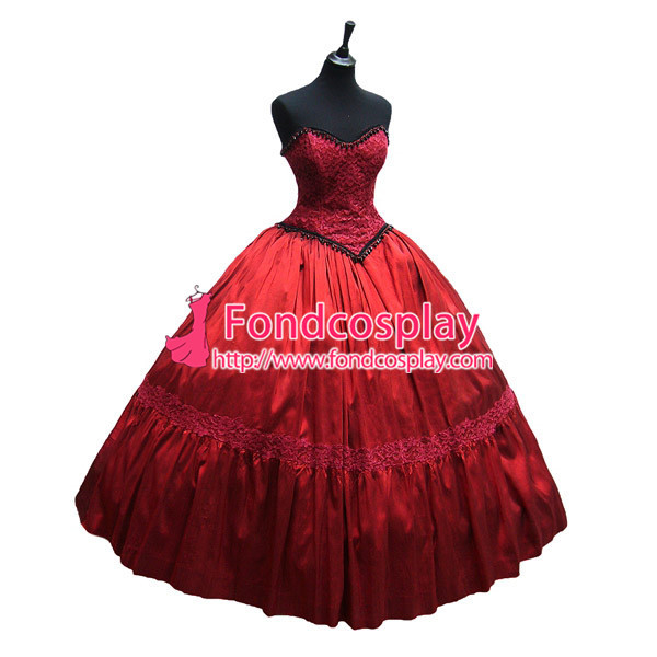 Victorian Rococo Gown Ball Costume Gothic Evening Dress Costume Tailor-Made[G1150]