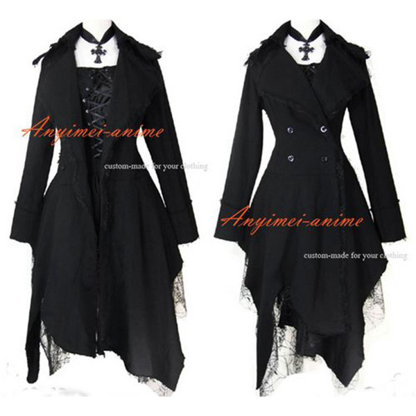 Gothic Lolita Punk Fashion Coat Jacket Dress Cosplay Costume Tailor-Made[CK920]