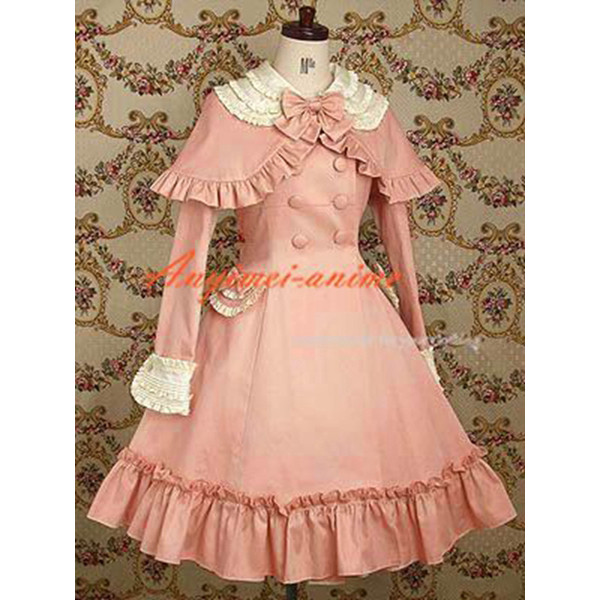 Gothic Lolita Punk Fashion Dress Cape Cosplay Costume Tailor-Made[CK849]