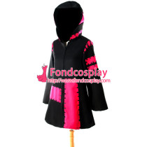 Black And Red Vocaloid 2 Kagamine Rin Jacket Coat Cosplay Costume Tailor-Made[G929]