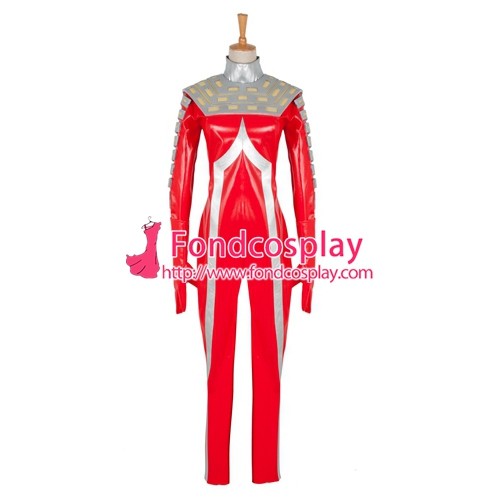 Uitraman Uitra Seven Outfit Faux Leather Cosplay Costume Tailor-Made[G1327]