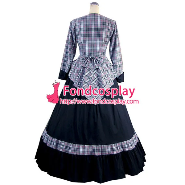 Gothic Lolita Punk Medieval Gown Figure Ball Long Evening Dress Jacket Tailor-Made[CK1367]