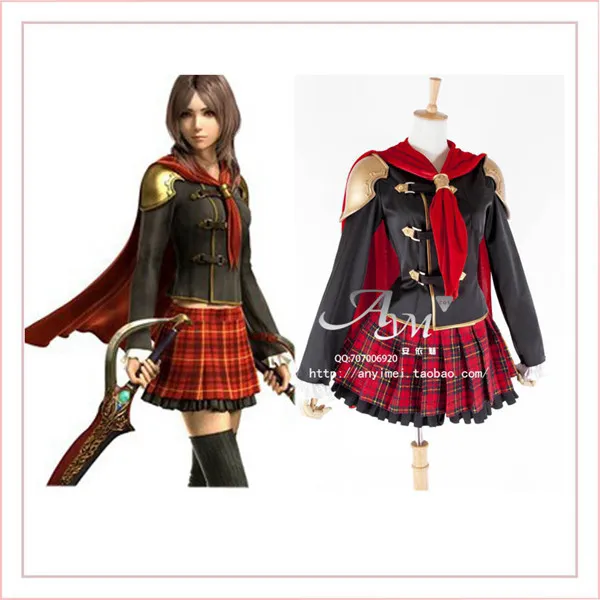 Final Fantasy Type 0 Rem New Dress Cosplay Costume Tailor-Made[G713]