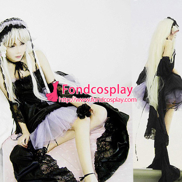 Chii Chobits Black Dress Cosplay Costume Tailor-Made[CK867]