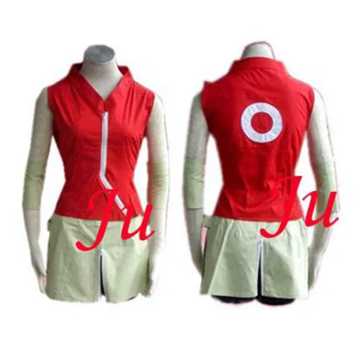 Naruto Haruno Sakura Cotton Dress Costume Cosplay Tailor-Made[CK158]