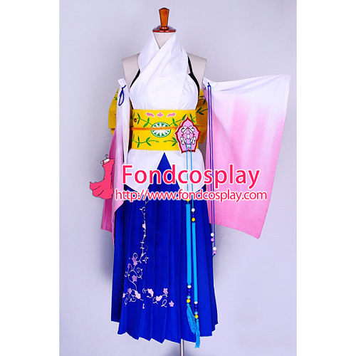 Final Fantasy Ffx 2 Yuna Sommer Dress Cosplay Costume Custom-Made[G727]