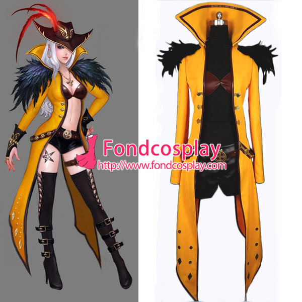 Lol The Bounty Hunter Dota Jacket Coat Game Cosplay Costume Tailor-Made[G855]