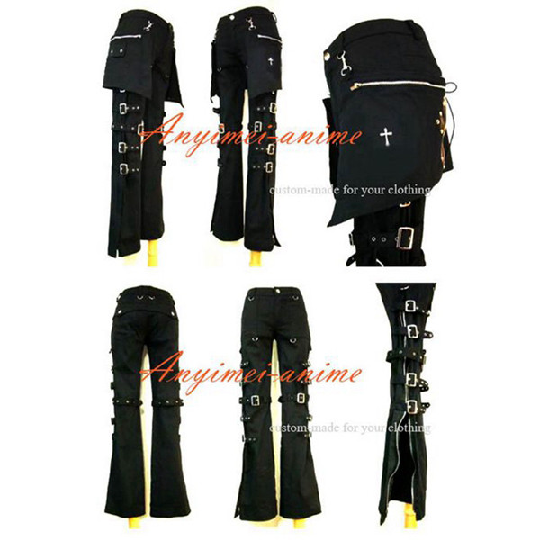 Gothic Lolita Punk Sweet Fashion Black Pants Cosplay Costume Custom-Made[CK1260]