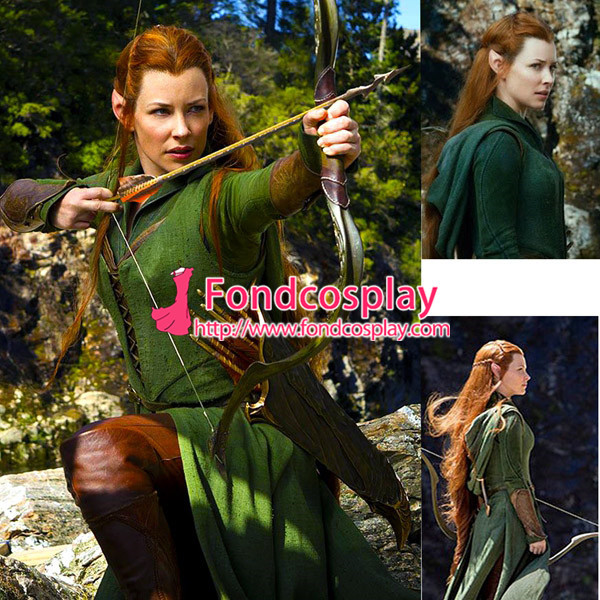 The Hobbit-Desolation Of Smaug-Tauriel Costume Cosplay Tailor-Made[G1287]