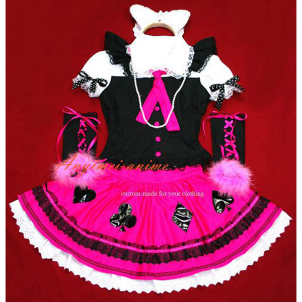 Japan An Cafe Bou Visual J-Rock Dress Outfit Cosplay Costume Tailor-Made[G451]