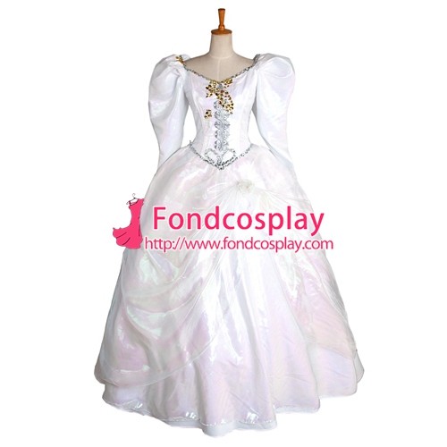 Labyrinth Sarah Princess Dress Victoria Rococo Medieval Gown Movie Cosplay Costume Tailor-Made[G1331]