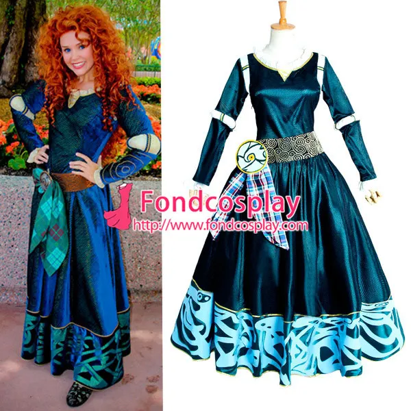 Brave- Princess Merida Dress Movie Costume Cosplay Tailor-Made[G1094]