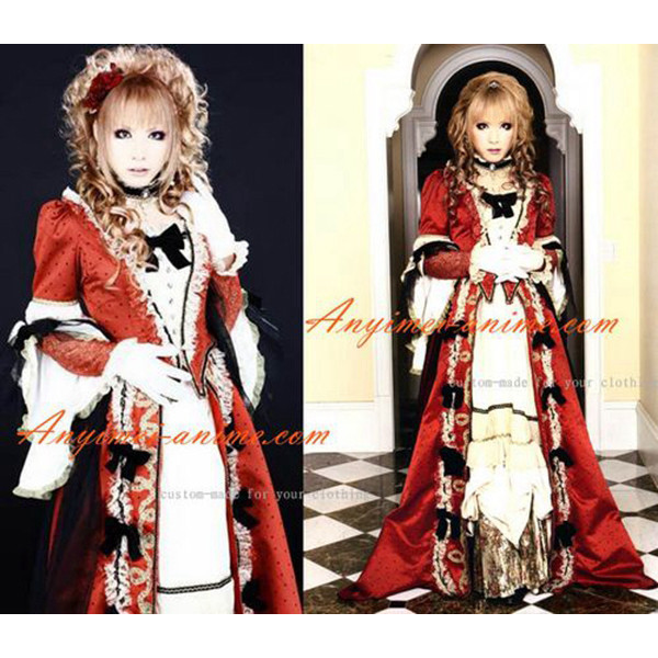 Gothic Versailles-Hizaki Costume Japan Visual Rock Outfit Cosplay Costume Custom-Made[CK1272]