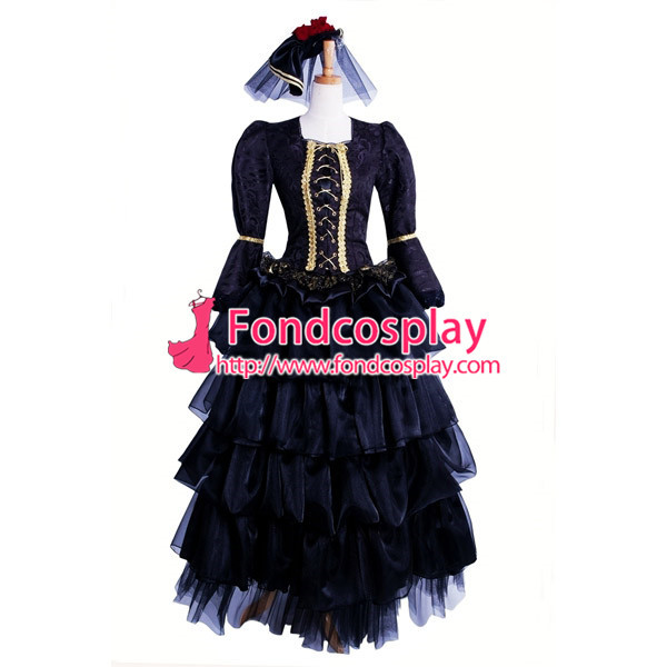 Versailles Hizaki Visual J Rock Outfit Dress Cosplay Costume Tailor-Made[CK985]