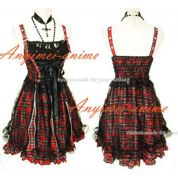 Gothic Lolita Punk Fashion Dress Cosplay Costume Tailor-Made[CK1015]