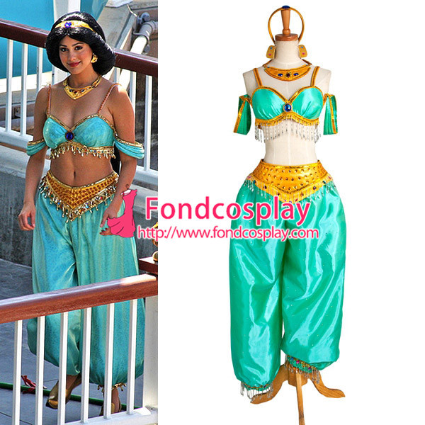 Jasmine Princess Dress Movie Cosplay Costume Custom-Made[G1022]