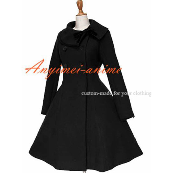 Gothic Lolita Punk Fashion Sweet Wool Coat Jacket Cosplay Costume Tailor-Made[CK1195]