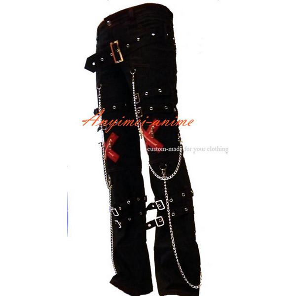 US$ 89.90 - Gothic Tripp Punk Fashion Pants Trousers Cosplay Costume ...