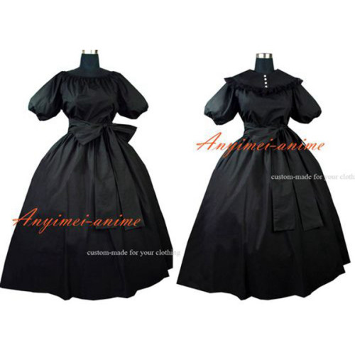 Elegant Gothic Punk Medieval Victorian Gown Ball Outfit Dress Cosplay Costume Custom-Made[G563]