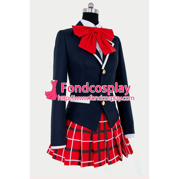 Demo Koi Ga Shitai! Shinka Nibutani School Uniform Red Tie Cosplay Costume Tailor-Made[G863]