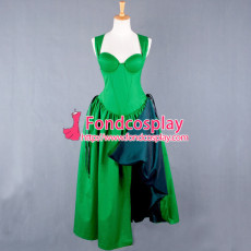 O Dress The Story Of O With Bra Green Cotton Dress Cosplay Costume Tailor-Made[G743]