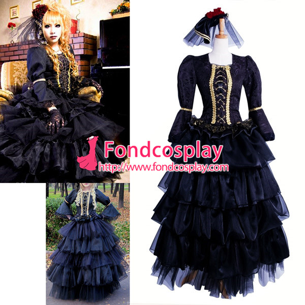 US$  - Versailles Hizaki Visual J Rock Outfit Dress Cosplay Costume  Tailor-Made[CK985] 